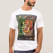 Groenten en fruit met gezonde vitaminen Desi T-shirt (Voorkant)