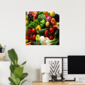 GROENTEN EN FRUIT POSTER (Thuiskantoor)