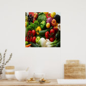 GROENTEN EN FRUIT POSTER (Keuken)
