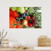 Groenten en fruit poster (Keuken)