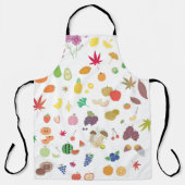 Groenten en fruit Print Schort (Voorkant)