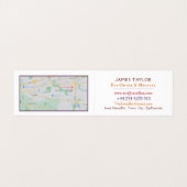 Groenten en fruit, sappelbast, gedetailleerd visitekaartjes (Binnenkant ongevouwen)