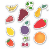 Groenten en fruit sticker (Voorkant)