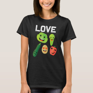 Groenten en fruit voor mannen, groenten en fruit t-shirt