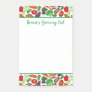 Groenten en kruidenierswaren post-it® notes