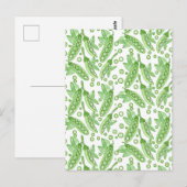 groenten erwten briefkaart (Voorkant / Achterkant)