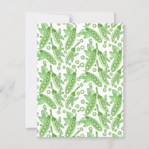 groenten erwten briefkaart