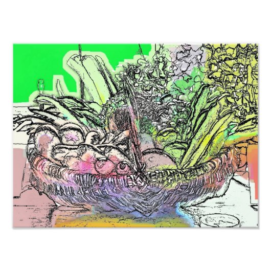 GROENTEN FOTO AFDRUK (Voorkant)