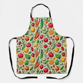 Groenten, Fruitpatroon Schort (Voorkant)