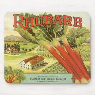 groenten kunnen kunst, Boerderij van Rhubarb, eti Muismat