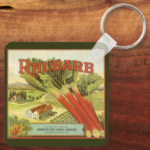  groenten kunnen kunst, Boerderij van Rhubarb, eti Sleutelhanger