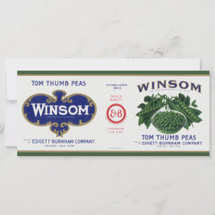  groenten kunnen kunst labelen, winsom erwten