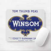 groenten kunnen kunst labelen, winsom erwten muismat (Met muis)