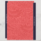 Groenten | Ontvanger divider |  Rode Floral (Voorkant / Achterkant)