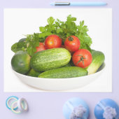 Groenten op wit flyer (Enkel)