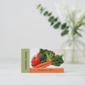 Groenten - Plantaardige Visitekaartjes - Grens (Staand voorkant)
