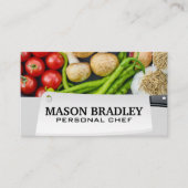 Groenten | slagersmes visitekaartje (Voorkant)