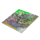 GROENTEN TEGELTJE (Zijkant)