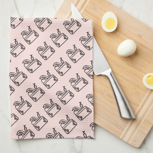 Groenten Theedoek (Quarter Fold)