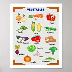 Groenten, vers poster