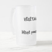 GROENTEN: Wat eten eet. Matglas Bierpul (Voorkant links)