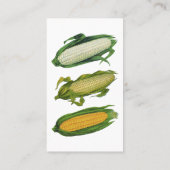  groenten Witte korn op de krab Visitekaartje (Achterkant)