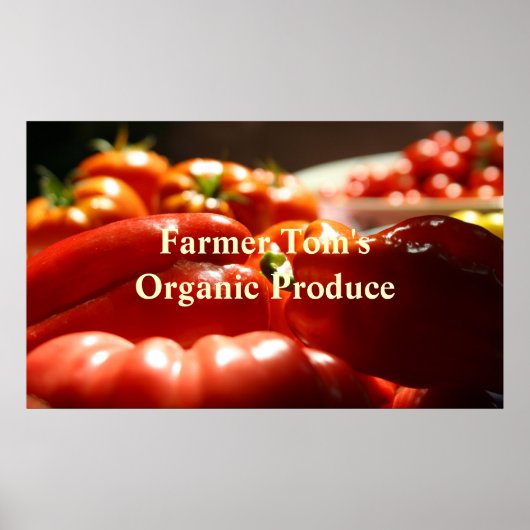 Groentenoogst Poster (Voorkant)