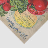  groentezaadcatalogus tissuepapier (Detail)