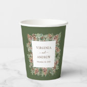 groenvlinder papieren bekers (Achterkant)