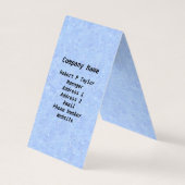 Groep Abstracte schildpadden Blauw Visitekaartjes (Achterkant)