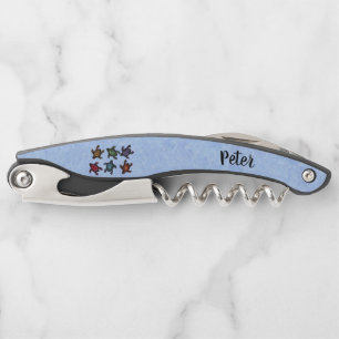 Groep Abstracte Schildpadden Kleurrijke schelpen o Kurkentrekker