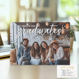 Groep Afstuderen Celebration 1 Pic Meerdere namen Kaart
