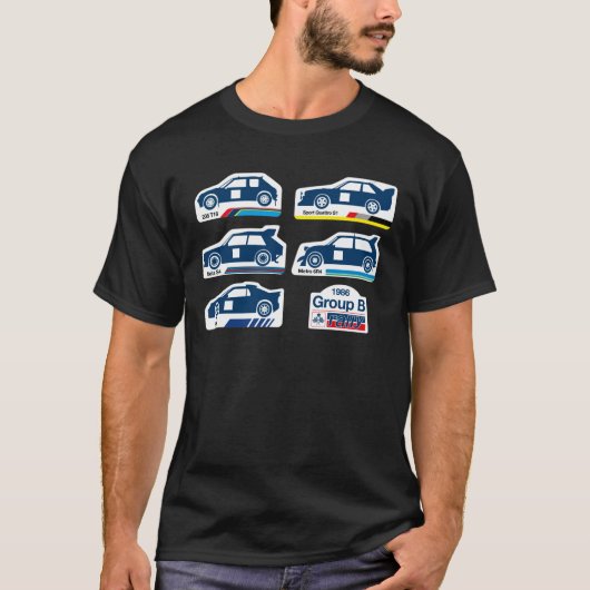 Groep B Rally Car T Shirt (Voorkant)