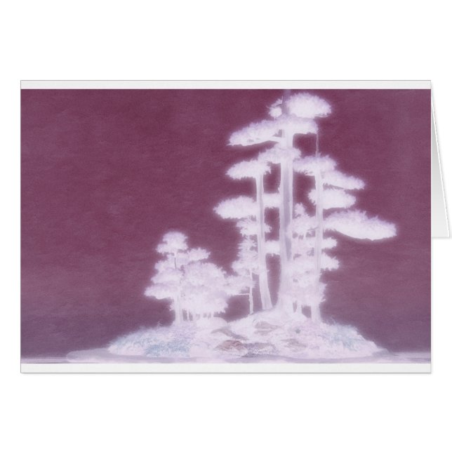 Groep Bonsai Pine Trees (Voorkant Horizontaal)