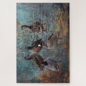 groep eenden 2mrg puzzel (Verticaal)