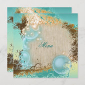 Groep elegant van het themapenmenu van elke band menu (Voorkant / Achterkant)