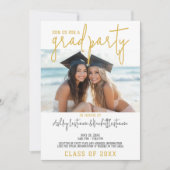 Groep Graduation Party - Twin 2 Afgestudeerden Kaart (Voorkant)