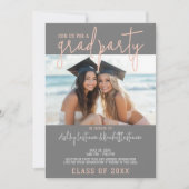 Groep Graduation Party - Twin 2 Afgestudeerden Kaart (Voorkant)