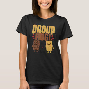 Groep Hug S'more Campfire Chocolate Marshmallow Ca T-shirt