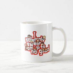 Groep "IK ZWEER DAT IK NIET GOOD™ BEN" Koffiemok