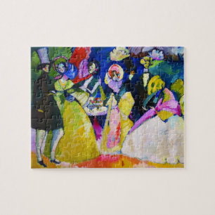 Groep in Crinolines door Wassily Kandinsky Legpuzzel