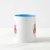 Groep in roze bel mok (Midden)