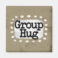 Groep Knuffel Koelkastmagneet