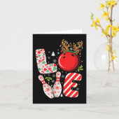 Groep matching xmas Bowling bal en pinnen Kerstmis Kaart (Gele Bloem)