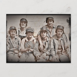 Groep Scheepswerven op het Warf Briefkaart