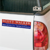 Groep Scott Walker Bumpersticker (Op Truck)