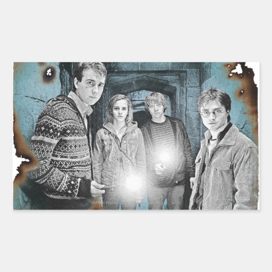 Groep Shot 1 Rechthoekige Sticker (Voorkant)