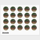 Groep Thoroughbred Foals Ronde Sticker (Vel)
