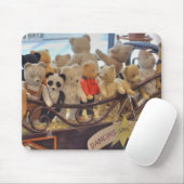 Groep van Antiek Teddy Bears Muismat (Met muis)