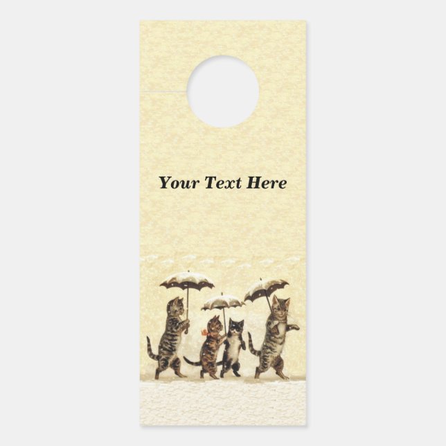 Groep van bruine katten - Sneeuwgeel (Voorkant)